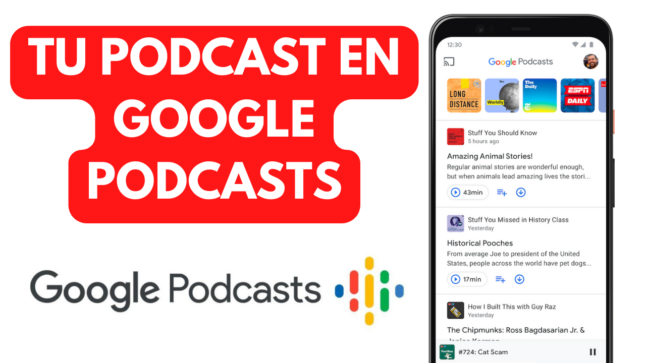 Subir podcast a Google Podcasts